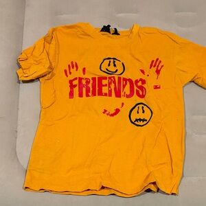 VLONE Yellow Friends Graphic Tee